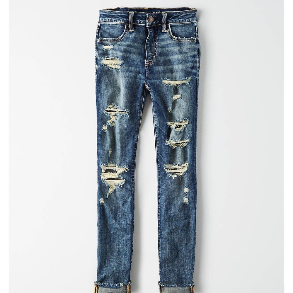 American Eagle cropped jean